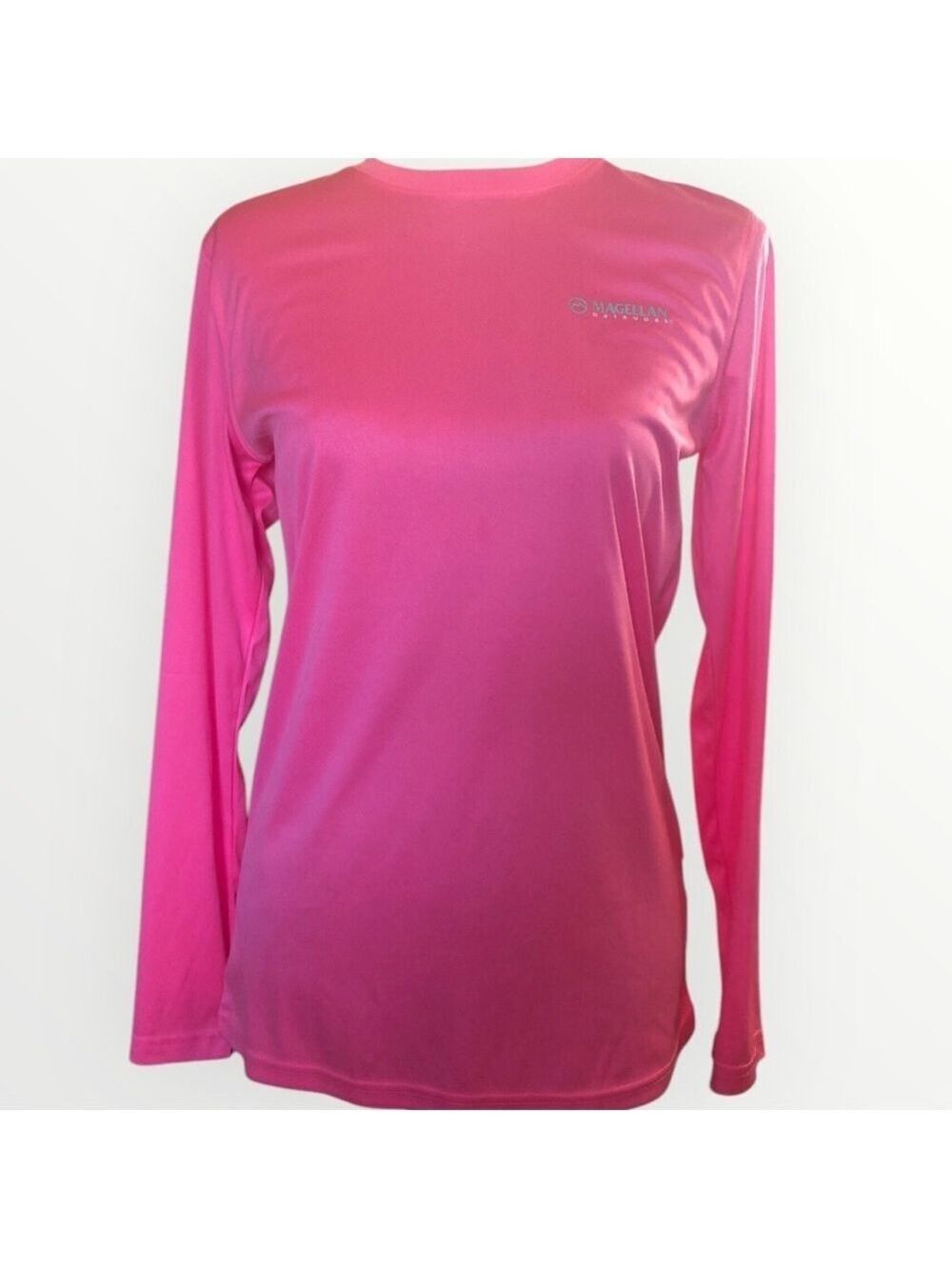 Magellan Outdoors Women’s Performance Shirt, XS (PTP 18.5”), Boyfriend